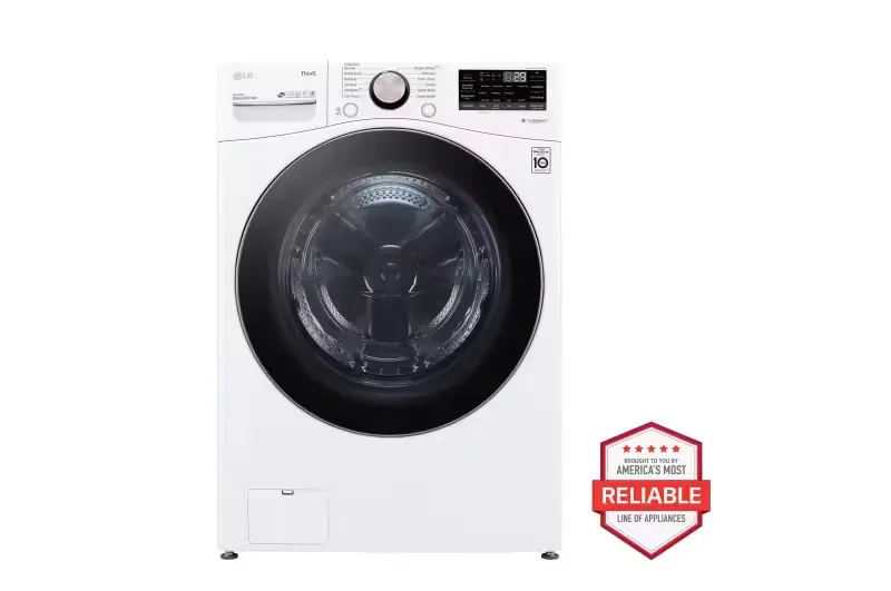 lg large capacity front load washer image